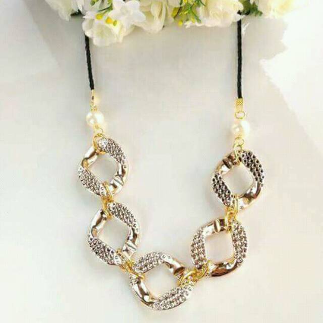 Jual Aksesoris hijab fashion kalung cantik kalung elegan kalung unik