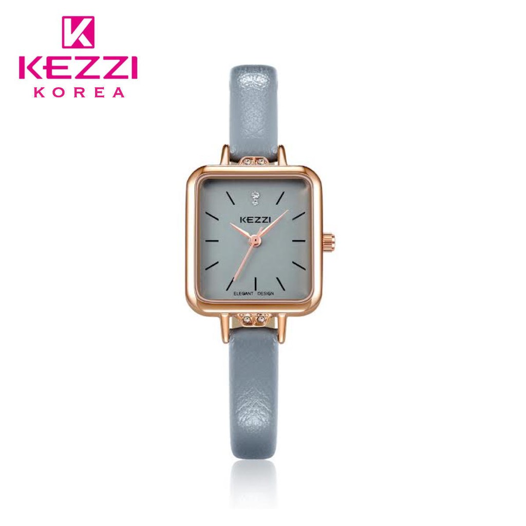 Kezzi Korea 1864 Abu abu - Jam Tangan Fashion Wanita - Model Analog