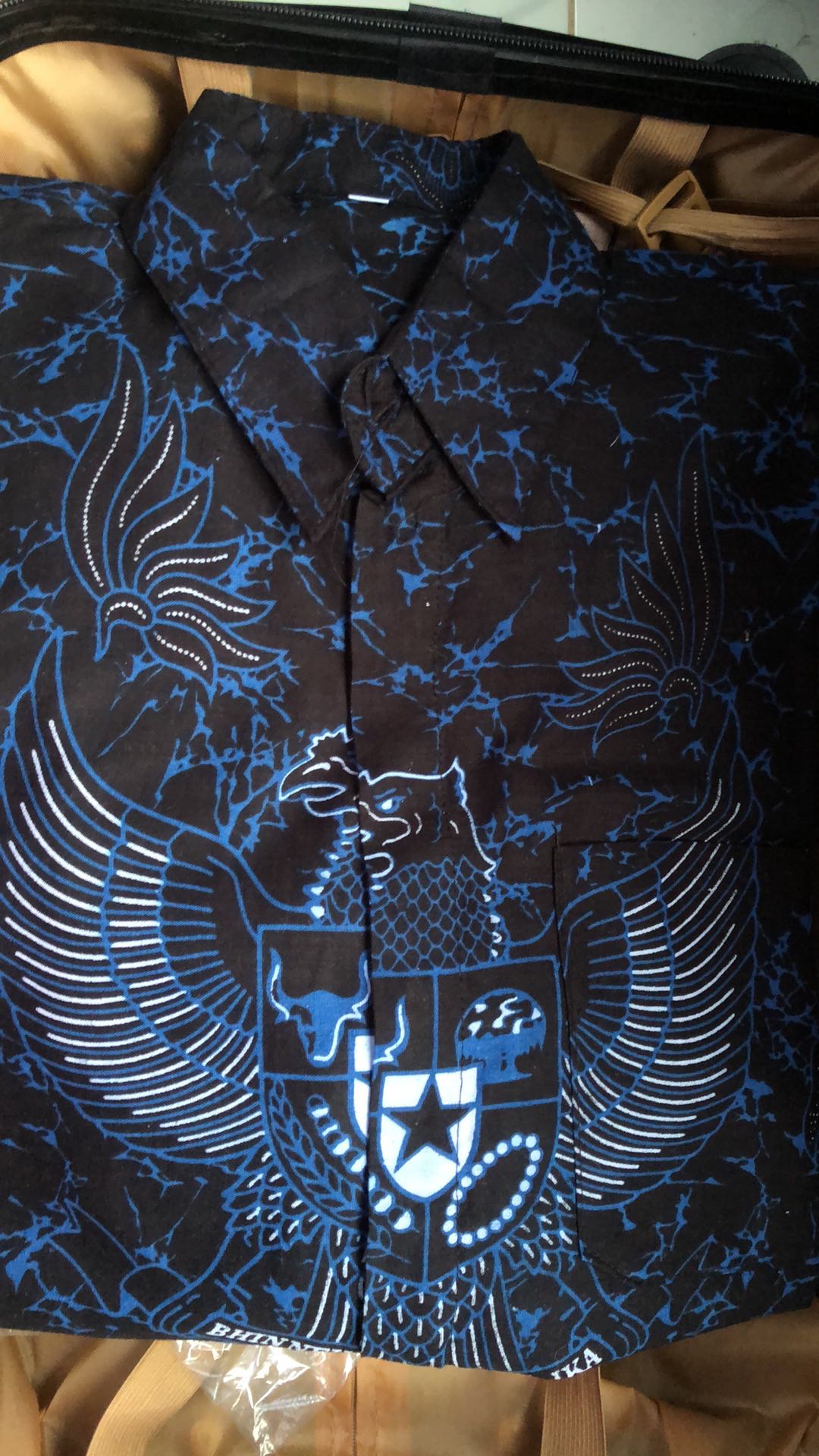 Batik Pria Motif Garuda M L Xl (original) Indonesia Solo