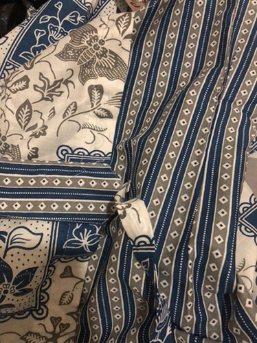 Tey-17 Batik Wanita Asj Sa Hrb026 Kenongo Kemeja Tosca Pendek