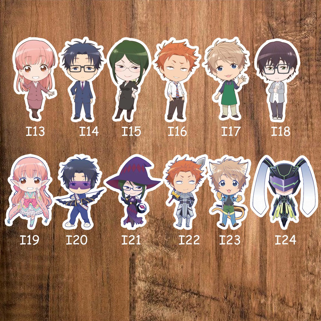 Sticker Stiker Anime Lengkap Otaku Ni Koi Wa Muzukashii Wotakoi