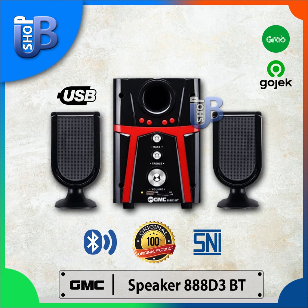 SPEAKER GMC BLUETOOTH 888D3 BLUETOOTH
