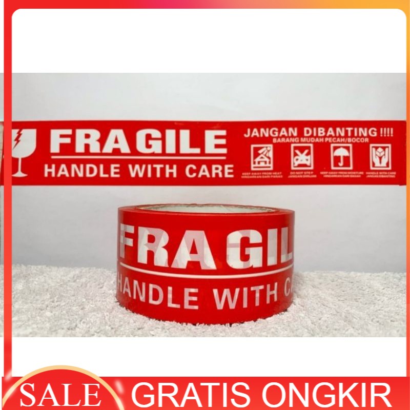

Lakban Fragile Merah Putih Daimaru Nachi Lucu Murah 100 Yard / 90 Yard / 80 Yard / 70 Yard / 60 Yard MURAH