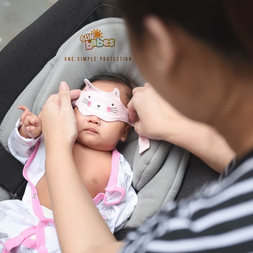 Sun babes eyemask karakter Sunbabes Karakter Kacamata Jemur Bayi