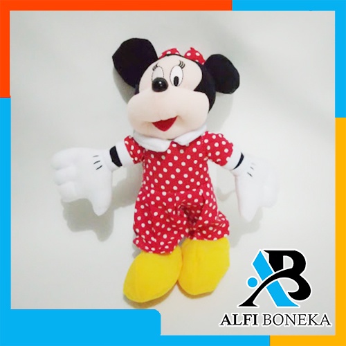 Boneka Micky dan Minie Mouse ukuran M Murah dan lucu - Boneka Mainan Anak Anak