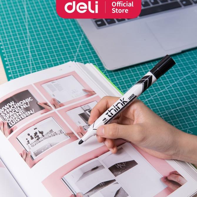 

TERBARU Deli EU00120 (BOX) Dry Erase Marker/Spidol Whiteboard- Hitam 12 Pcs/PULPEN GEL/PULPEN LUCU/PULPEN 1 PACK/PENSIL WARNA/PENSIL 2B/PENGHAPUS JOYKO/PENGHAPUS LUCU/RAUTAN PENSIL PUTAR/RAUTAN ELEKTRIK/SPIDOL WARNA/SPIDOL PERMANEN/SPIDOL