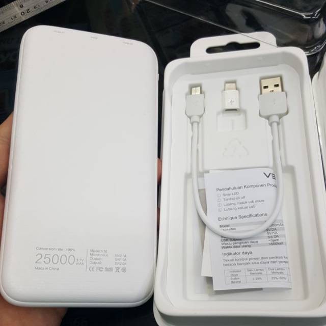 Powerbank veger V16 25000mah original