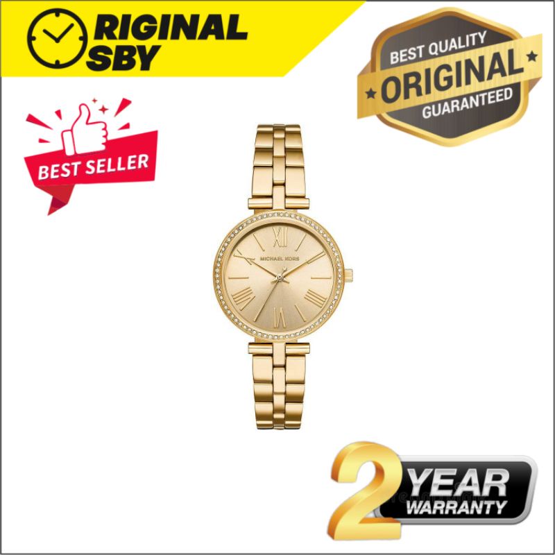 JAM TANGAN PRIA WANITA | RANTAI | KULIT | KARET | MURAH | MICHAEL KORS TIPE - MK 3903 WANITA ORI