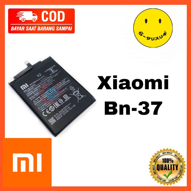 BATERAI BATERRY BATRE FOR XIAOMI REDMI 6/6A BATRE XIAOMI REDMI 6A BN37 ORIGINAL