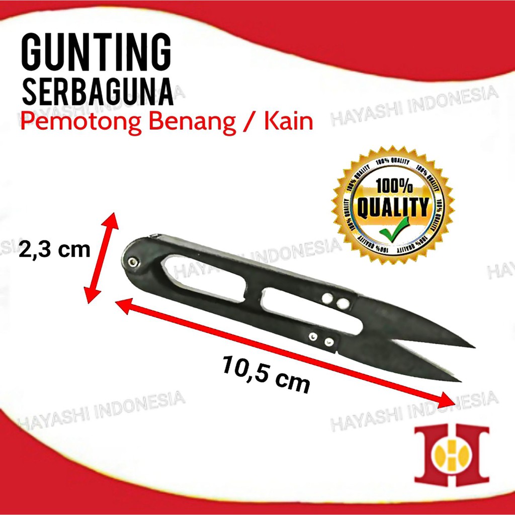 Gunting Pemotong Potong Benang Kain Bahan Cekris-5pcs