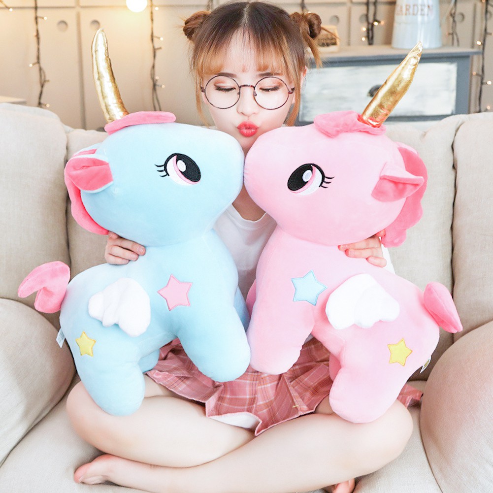 【TK】10/20/25cm Kawaii Unicorn Plush Toy Soft Stuffed Unicorn Soft Dolls Animal Horse Toys For Children Girl Pillow Birthday Gifts