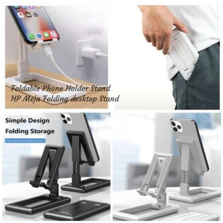 Holder Hp Folding Desktop Lipat HD28 Stand High Quality