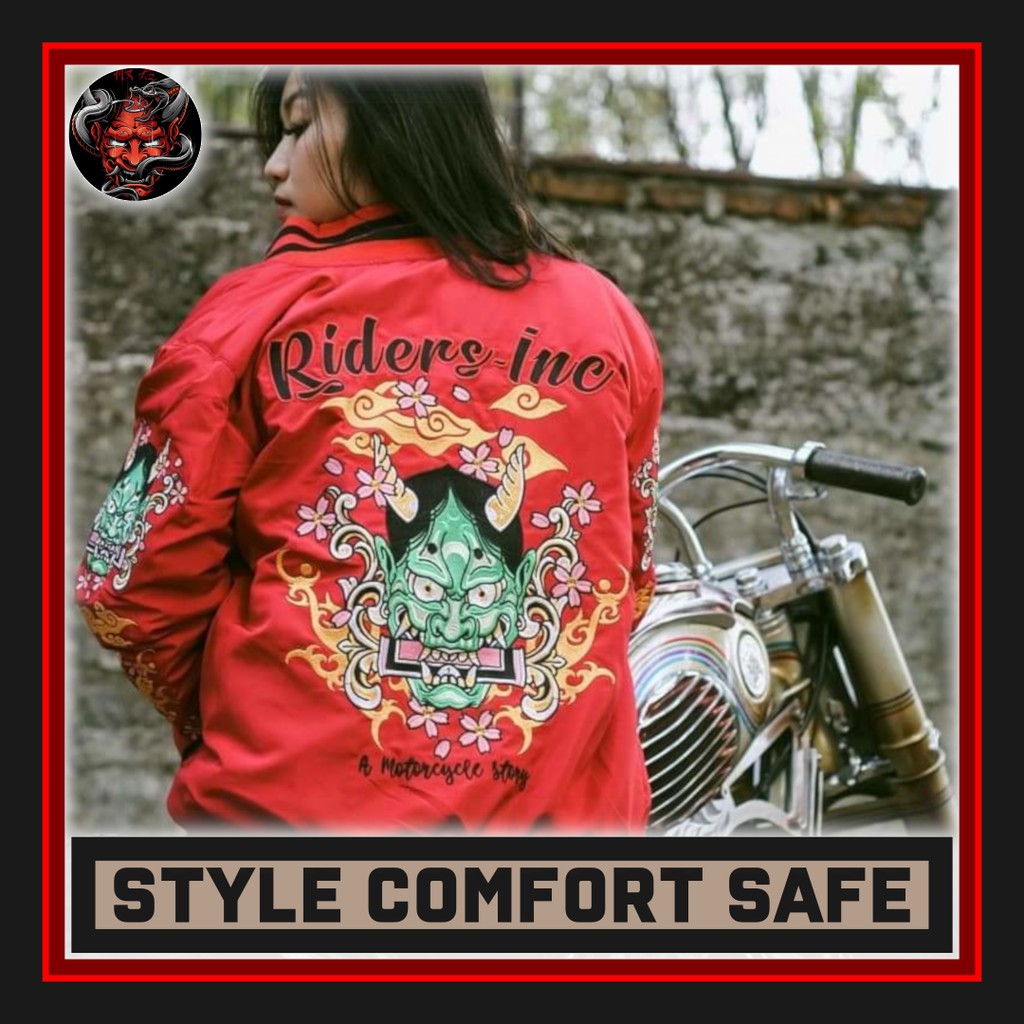 JAKET BOMBER SUKAJAN JEPANG SUNMORI TOURING MOTOR WATERPROOF ANTI ANGIN PRIA WANITA 2 IN 1 ORIGINAL