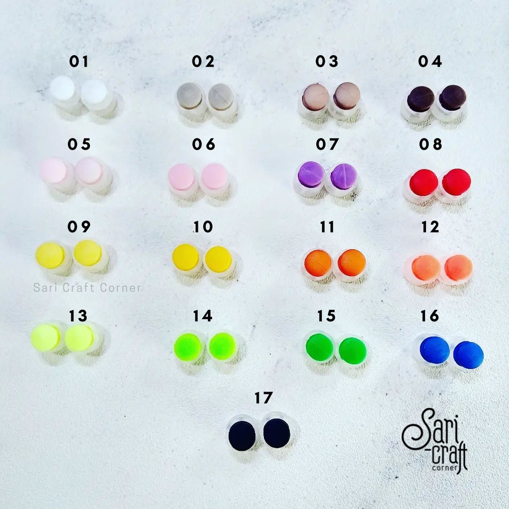 Stopper Klakson Transparan Warna Strap Masker