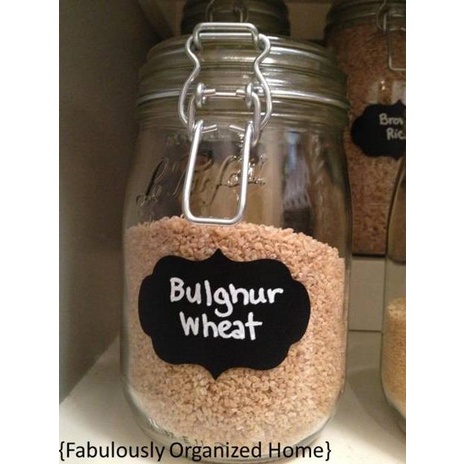 

HWE Stiker Label Bumbu Dapur /Organizer/ Pantry Waterproof + Spidol/Kitchen Seasoning Label Stickers✰ (Harga Promo)Murah ➹