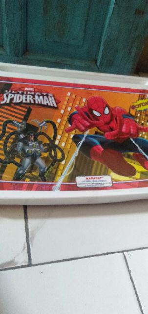 Meja Lipat Belajar Anak Lesehan Karakter Spiderman Napolly