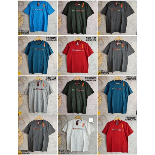 Kaos Hush Puppies Embos Pria Wanita Hush Puppies Original