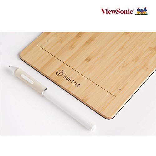 Viewsonic WoodPad 10 inch PF1030 Bamboo Drawing Pen Tab 4192 Press Lev