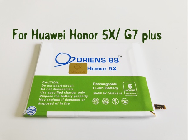 (P) Baterai batre battery Huawei Honor 5X / G7 plus double power/ IC ORIENS88