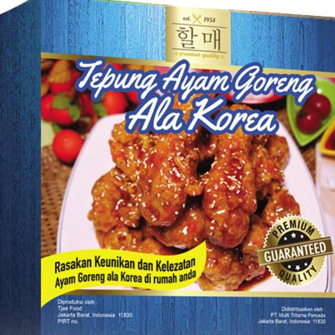 

TERMURAH Tepung Premiks Ayam Goreng Ala Korea