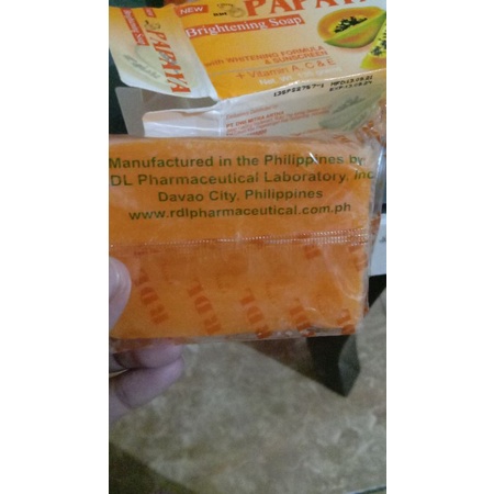 Sabun RDL Papaya 100% Original 135gr