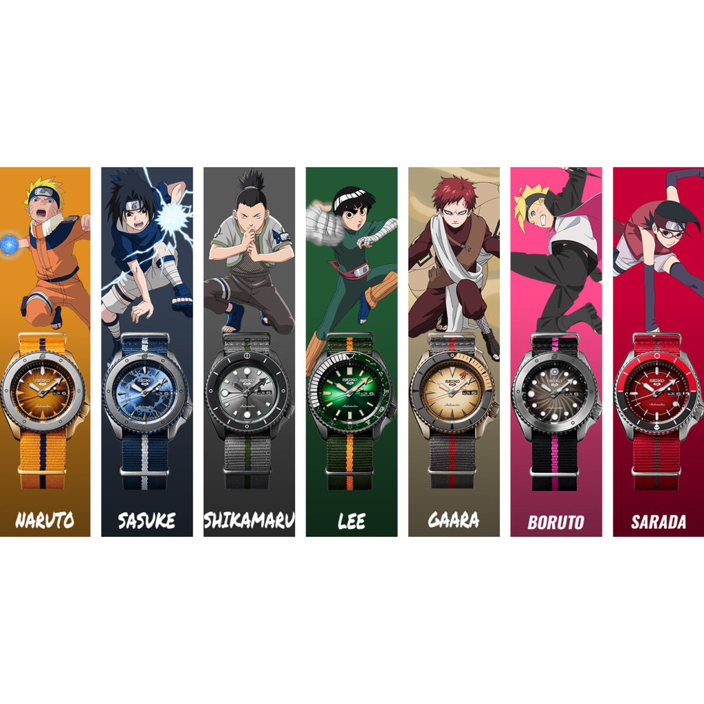 JAM TANGAN PRIA SEIKO 5 NARUTO PRIA ORIGINAL LIMITED EDITION