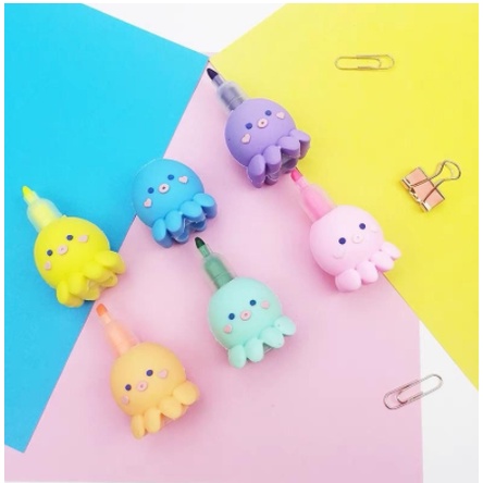 STABILO GURITA SET 6 PCS WARNA MURAH UNIK LUCU READY BERKUALITAS GROSIR COD