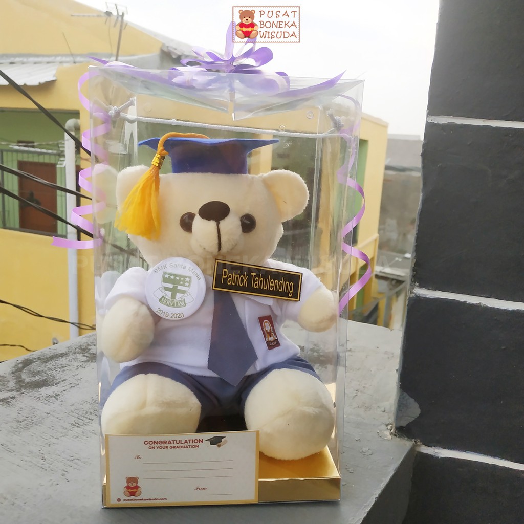 Boneka Seragam SMA Boneka SMA Aliyah SMK Perpisahan Kelulusan sekolah Boneka Wisuda Pesantren Lucu SMP MTS SD