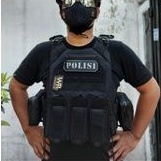 Rompi Tempur Tactical Rajawali Body Vaset TNI Polri Hitam