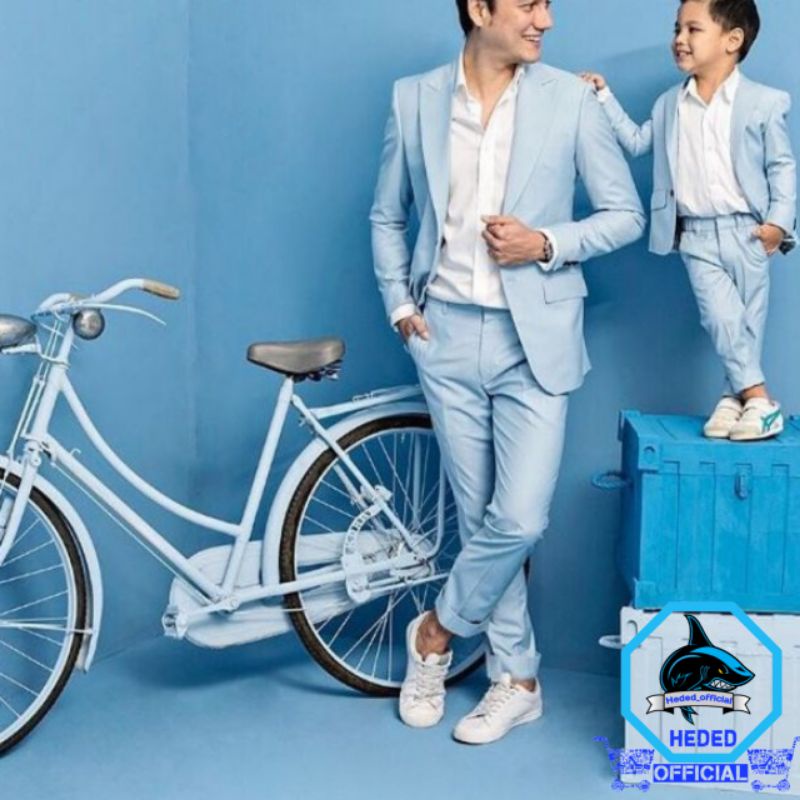 Blazer couple ayah dan anak jas keren buat kondangan