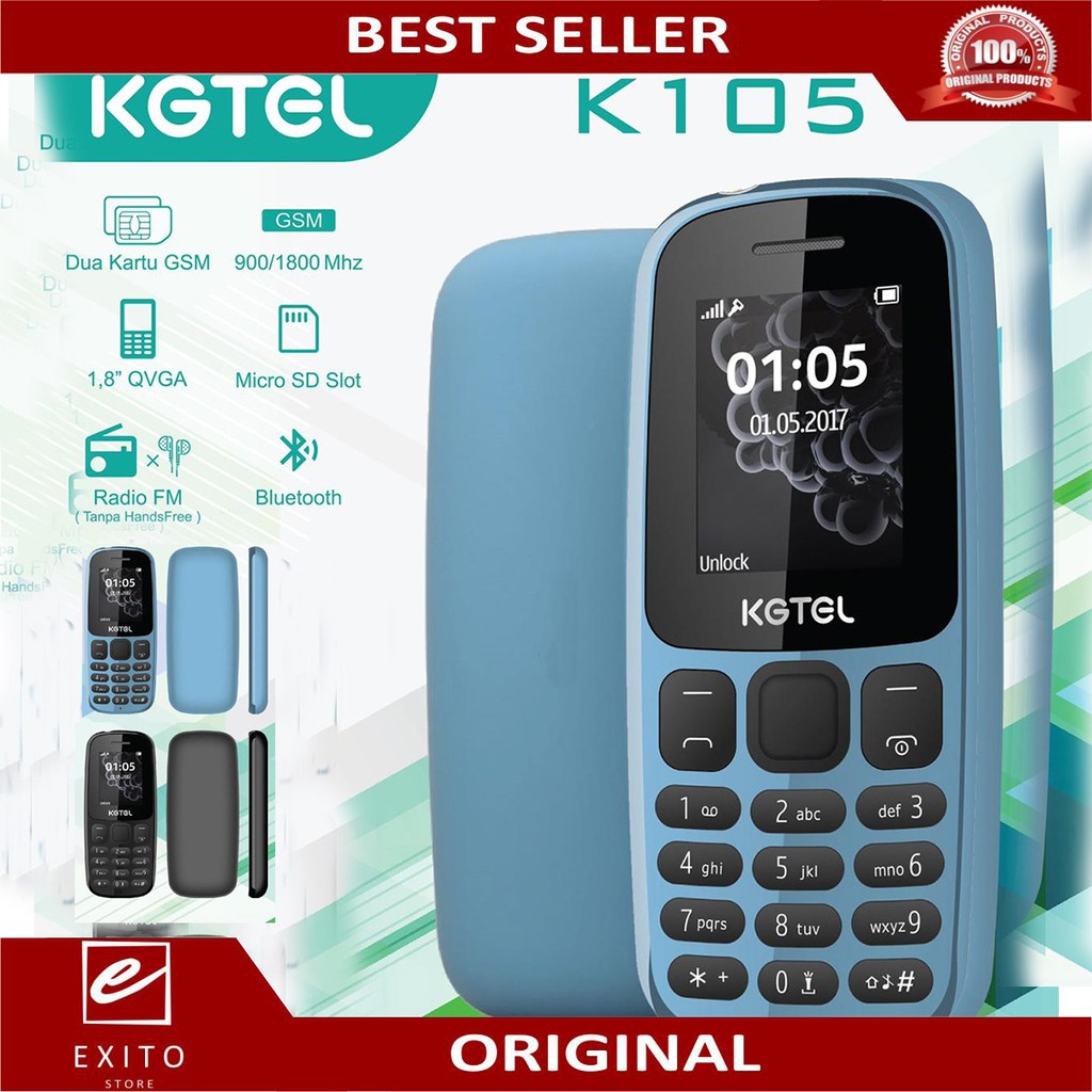 KGTEL K105 Handphone Murah Garansi Resmi