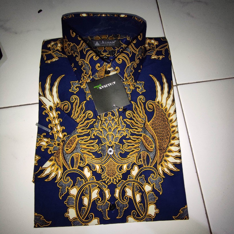 Kemeja Batik Pendek Alisan Reguler 10573