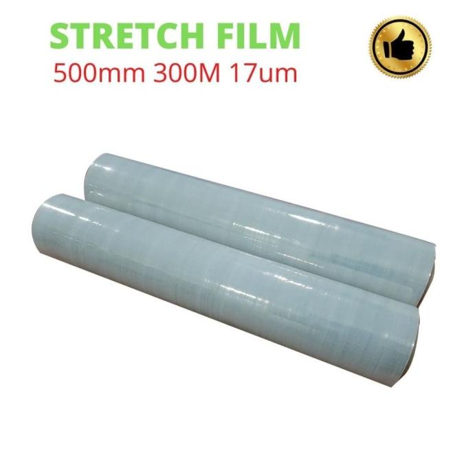 

[ varostore90 ] PALLET WRAPPING STRECTH FILM 50Cm 300M 17um TRANSPARAN HAND ROLL