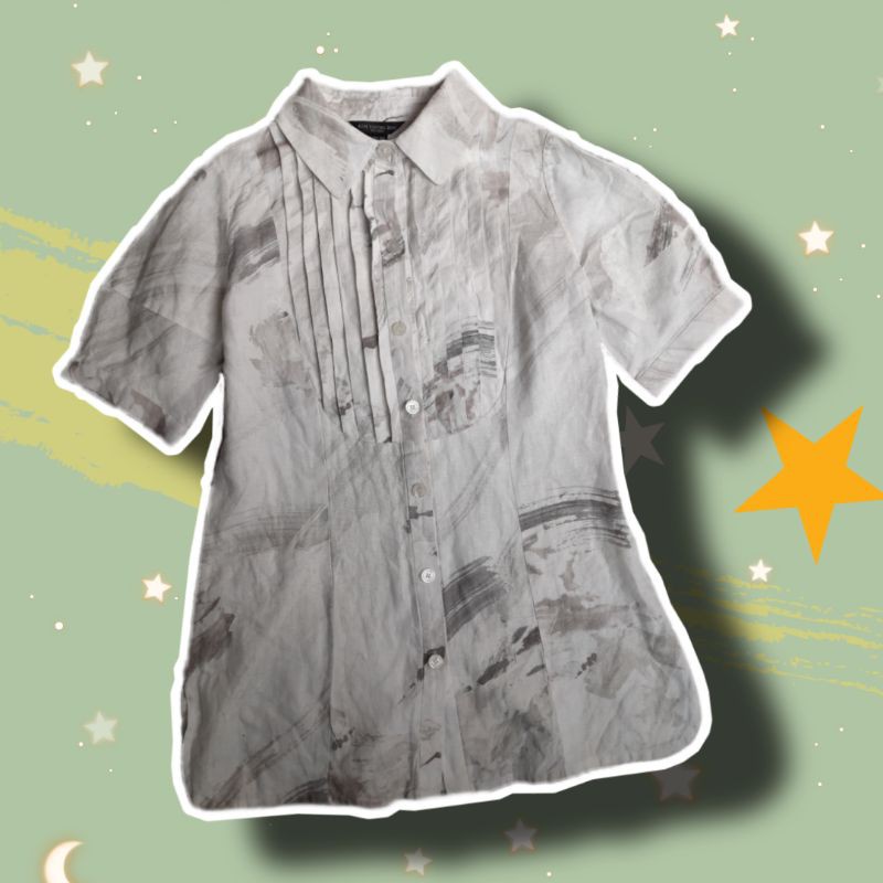 Kim Young Joo Milano Kemeja Wanita Motif