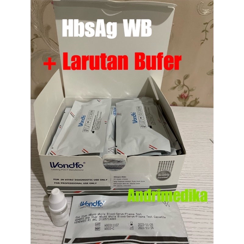 Tes HbsAg WHole Blood Wondfo isi 25 Tes