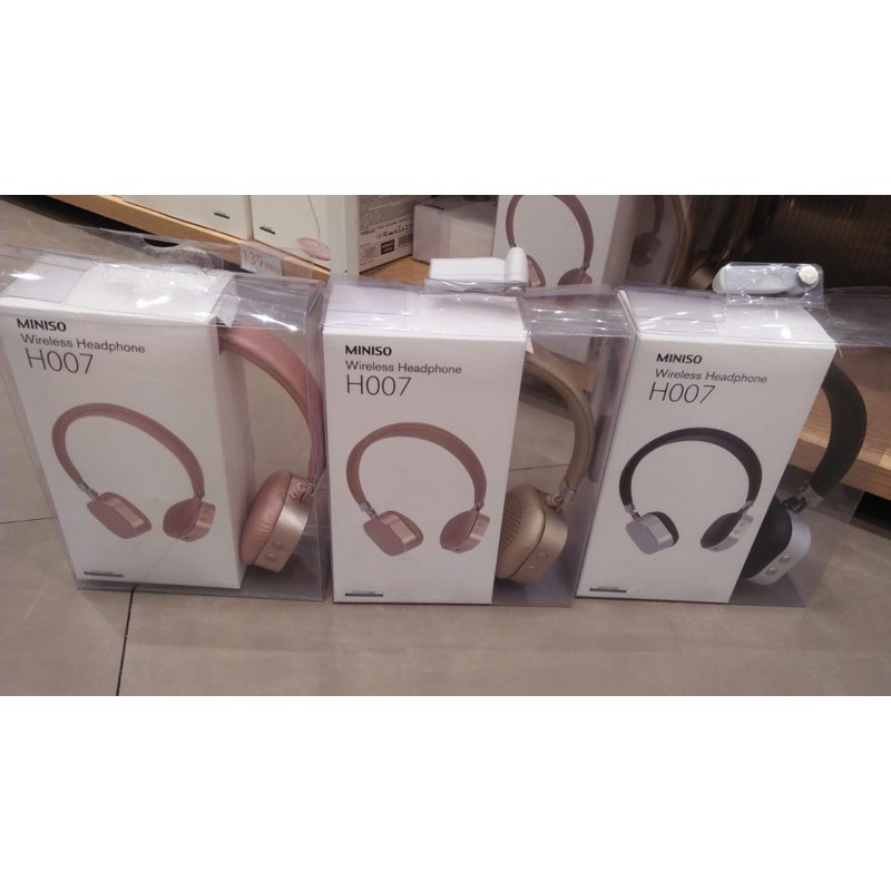 MINISO wireless headphones H007/ H008. headphone Bluetooth Miniso