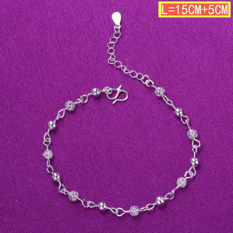 50 gaya 925 gelang perak asli, aksesoris perhiasan fashion Jepang dan Korea-4