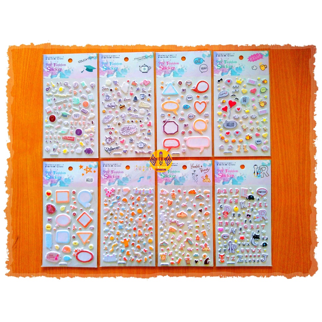 

Stiker Tempel Timbul Imaea Swssye Fashion Sticker