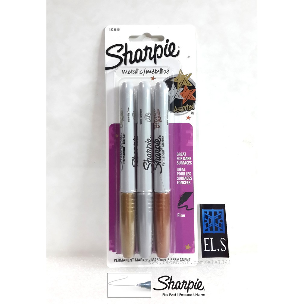 

Sharpie Mettalic Fine set of 3