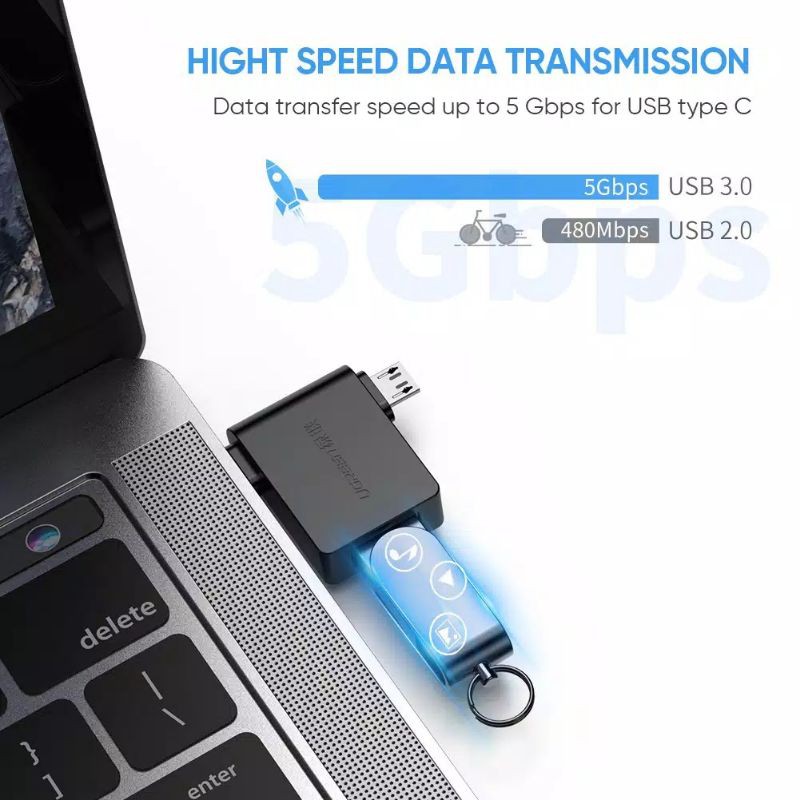 UGREEN USB 3.0 to Type C Micro USB OTG Adapter Converter