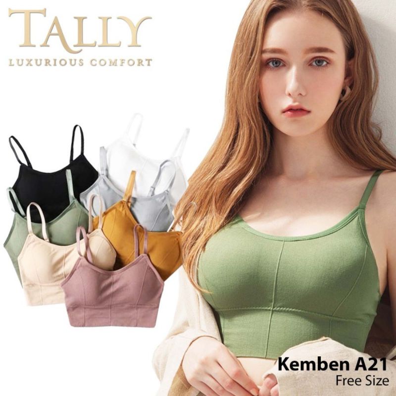 Bra Kemben Tally A21 / Sport Bra Busa Tipis Bahan Rajut Cup B