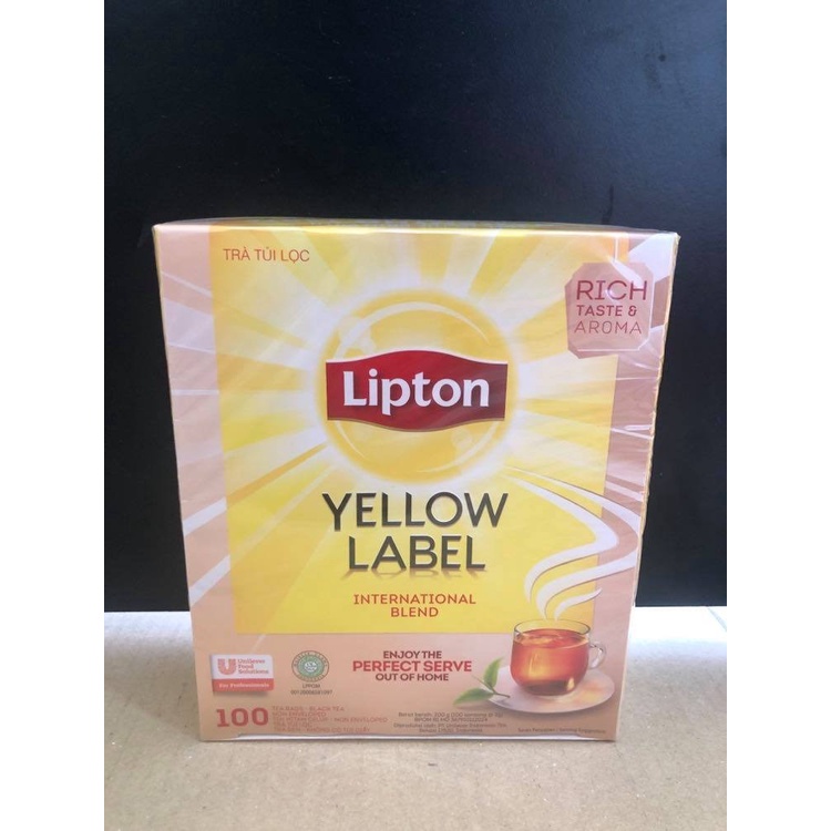 Lipton Yellow Label / Lipton Black Tea / Lipton 100 Tea Bags 200grm