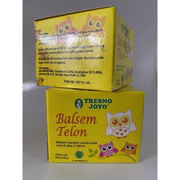 Balsem Telon TJ Tresno Joyo 20 gr 40 gr