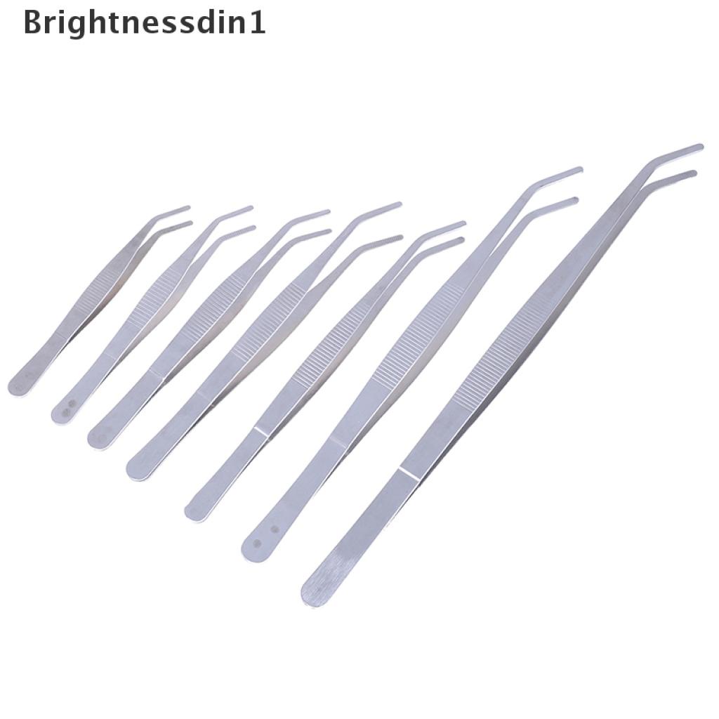 (Brightnessdin1) Pinset Stainless Steel Untuk Reparasi Akuarium