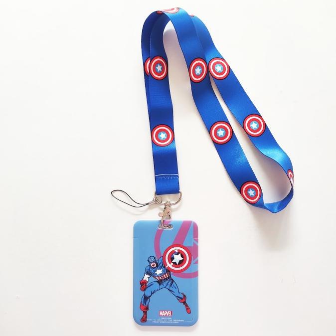

Office & Stationery | Document Organizer | Id Card Holder Name Tag Lanyard / Kalung Kartu Superhero Marvel | Best Seller