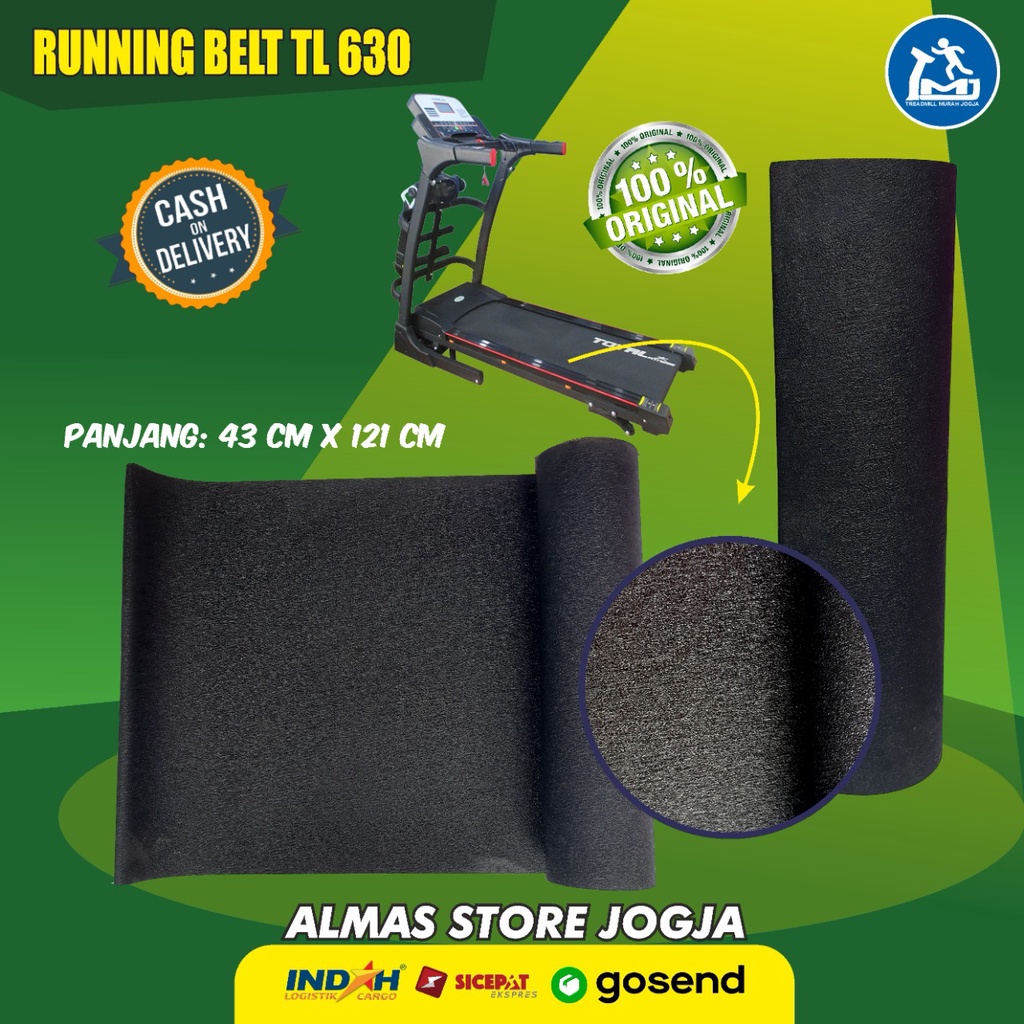 Karpet Running Belt Sperpart Seperpart Treadmill Tredmill Tradmill Elektrik Elektric Karpet Lari Run