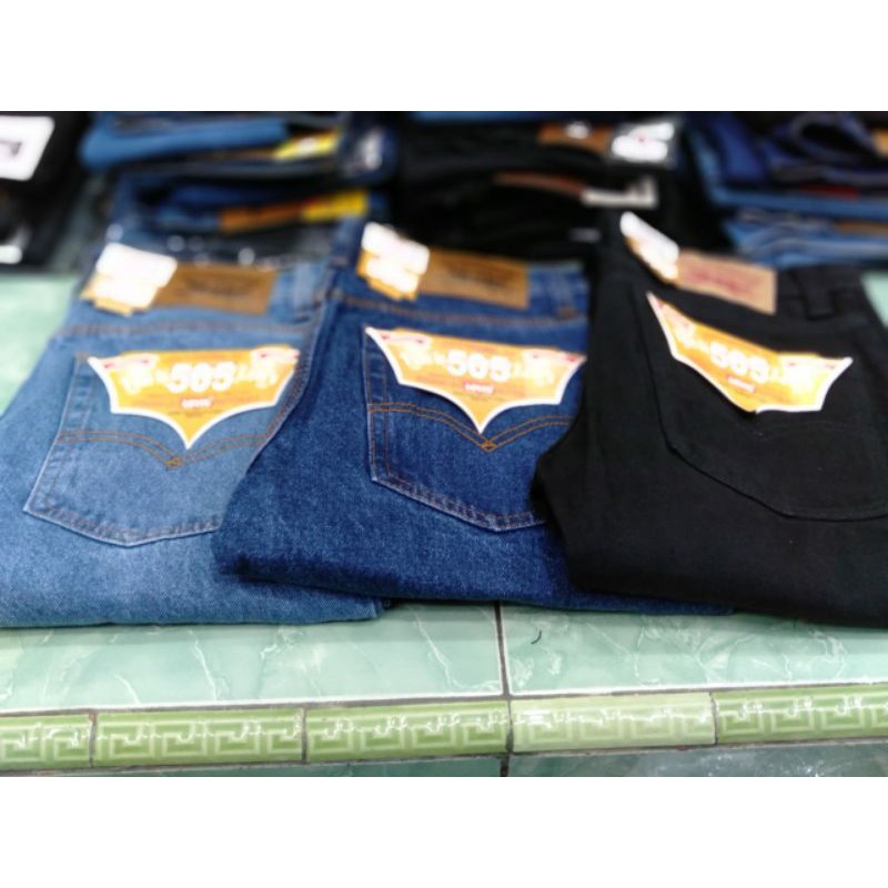 Celana Panjang Pria Celana Jeans Panjang Pria Celana Jeans Standar Reguler Pria  Celana Panjang Jeans Pria Basic