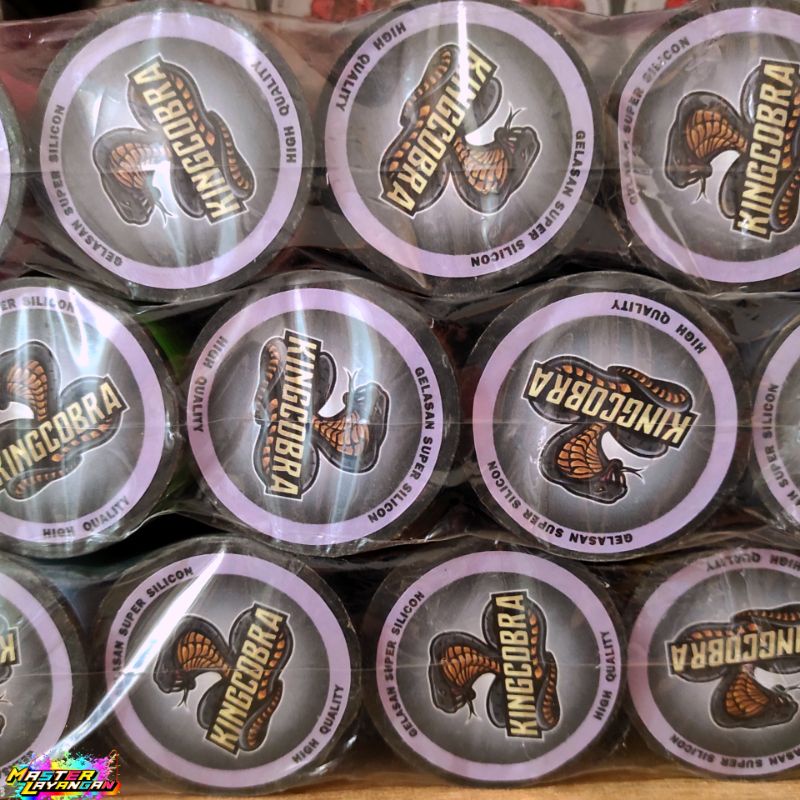 Grosir Isi 10 Pcs - Gelasan Cap KING COBRA - gelasan - senar aduan tidak mudah luntur - gelasan mura