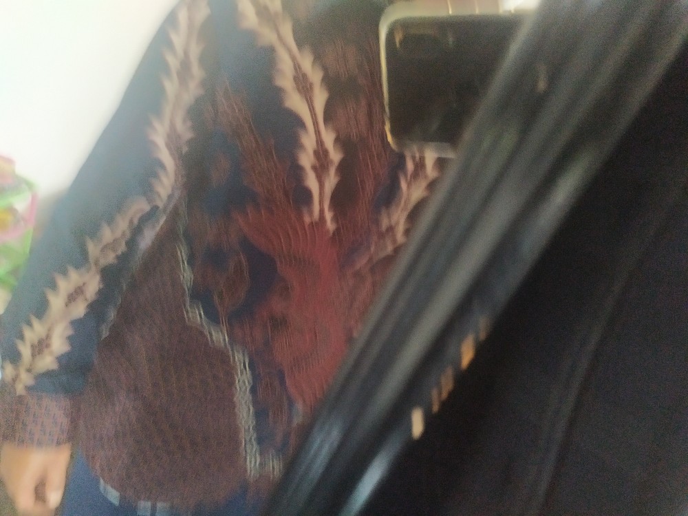 Kemeja Batik Pria Lengan Panjang Batik Size M L Xl Xxl  Bswart Hrb026 Kenongo Hem Panjang Padi