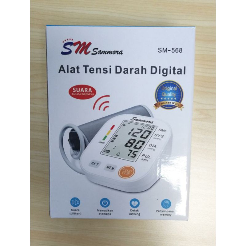 Tensimeter Digital Suara Carezoe AKL/Alat Tensi Darah digital/Sammora